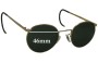 Sunglass Fix Replacement Lenses for Randolph Engineering John Lennon - 46mm Wide 