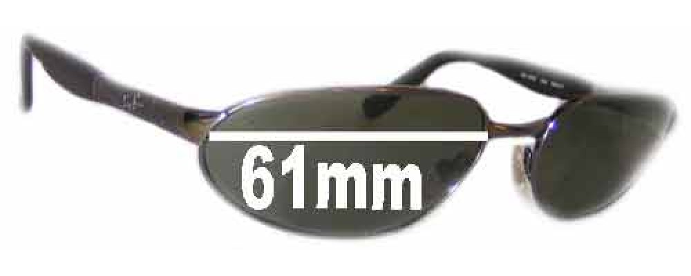 Sunglass Fix Replacement Lenses for Ray Ban RB3252 Predator - 61mm Wide