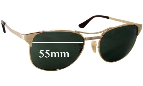 Sunglass Fix Replacement Lenses for Ray Ban RB3429 - 55mm Wide 