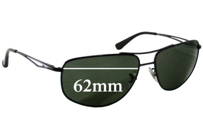 Ray Ban RB3490 Replacement Lenses 62mm wide 