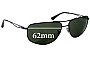 Sunglass Fix Ersatzgläser für Ray-Ban RB3490 - 62mm Wide 