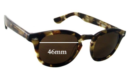 Sunglass Fix Replacement Lenses for Retro Peepers J.D MID - 46mm Wide 