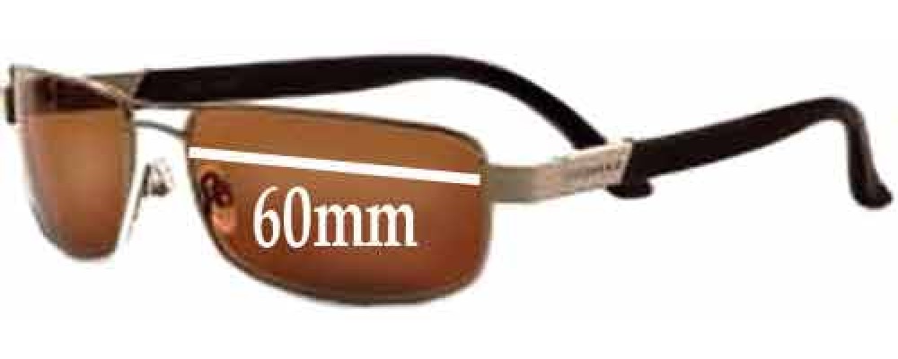 Sunglass Fix Replacement Lenses for Serengeti Paolo - 60mm Wide