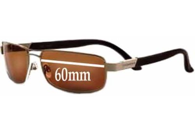 Sunglass Fix Replacement Lenses for Serengeti PAOLO - 60mm wide 