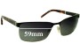 Sunglass Fix Replacement Lenses for Tommy Hilfiger TH Sun Rx 13 - 59mm Wide 