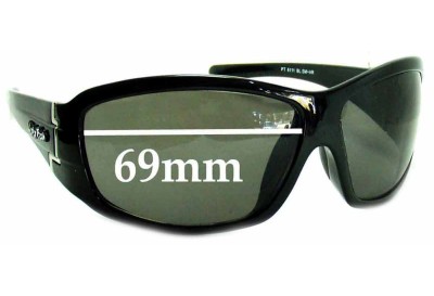 Ugly Fish PT6111 Replacement Lenses 69mm wide 