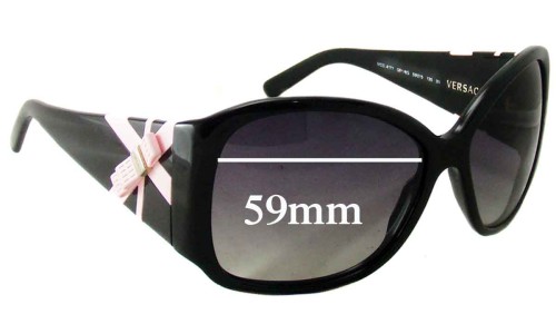 Sunglass Fix Replacement Lenses for Versace MOD 4171 - 59mm Wide 