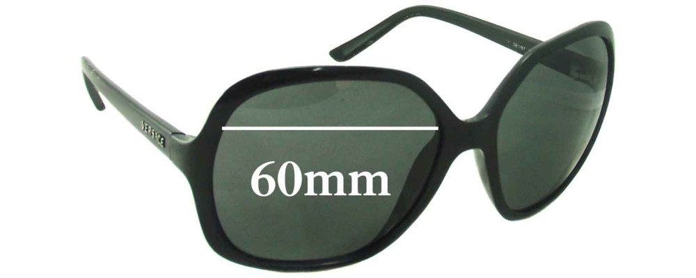 Sunglass Fix Replacement Lenses for Versace MOD 4175 - 60mm Wide