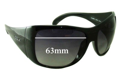 Vogue VO2399-S Replacement Lenses 63mm wide 