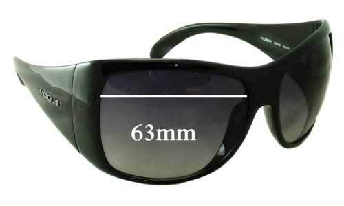 Sunglass Fix Replacement Lenses for Vogue VO2399-S - 63mm Wide 