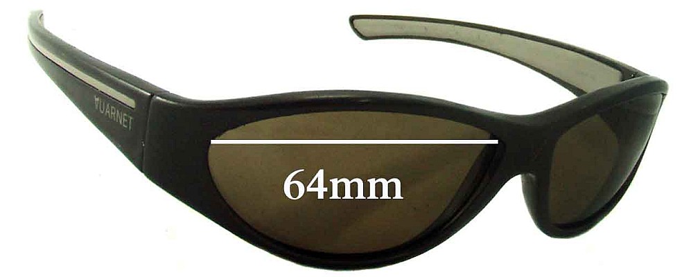 Vuarnet Pouilloux Unknown Model Replacement Sunglass Lenses - 64mm Wide