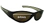Sunglass Fix Replacement Lenses for Vuarnet Unknown Model - 64mm Wide 