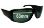 Sunglass Fix Replacement Lenses for Anon Contender - 63mm Wide 