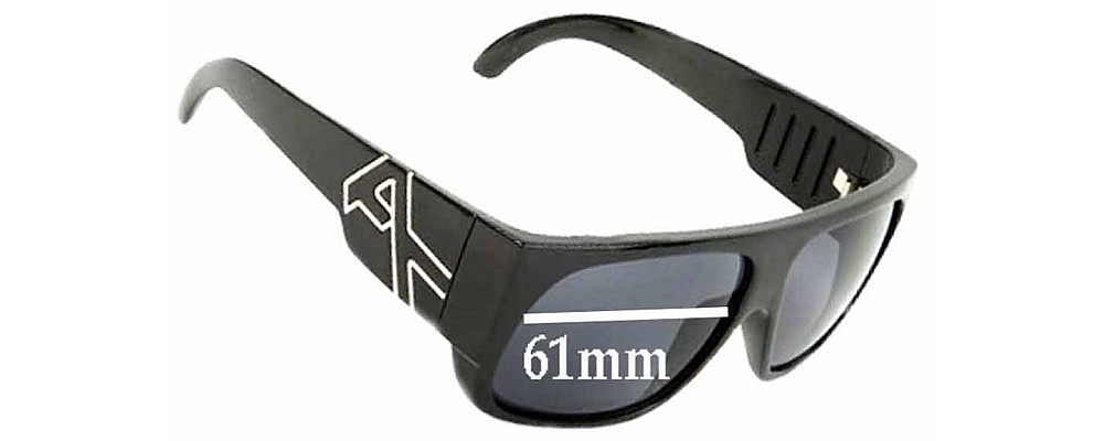 Sunglass Fix Replacement Lenses for Anon Hombre - 61mm Wide