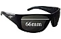 Sunglass Fix Replacement Lenses for Arnette La Pistola AN4179 - 66mm Wide 