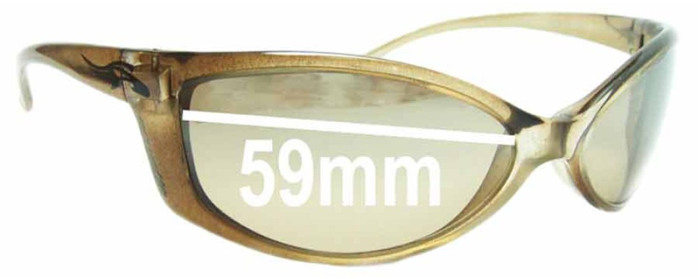 Sunglass Fix Replacement Lenses for Arnette Swinger AN4016 - 59mm Wide