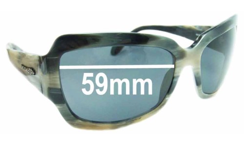 Sunglass Fix Replacement Lenses for Arnette Countess AN4086 - 59mm Wide 