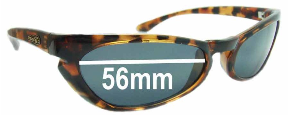 Sunglass Fix Replacement Lenses for Arnette El Gato - 56mm Wide