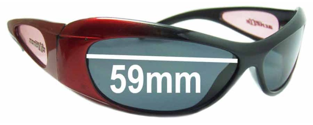 Sunglass Fix Replacement Lenses for Arnette Elixirs - 59mm Wide