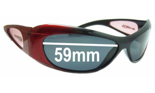 Sunglass Fix Replacement Lenses for Arnette Elixirs - 59mm Wide 
