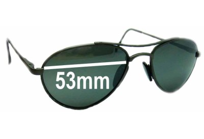 Arnette Vintage Aviators Replacement Sunglass Lenses - 53mm Wide 