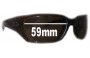 Sunglass Fix Replacement Lenses for Blinde HILLKILL - 59mm Wide 
