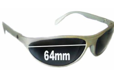 Bolle Anaconda Older Style Egg Shapped Replacement Lenses 64mm wide 