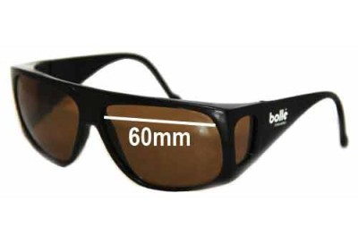 Bolle Fishing Replacement Sunglass Lenses - 60mm Wide 