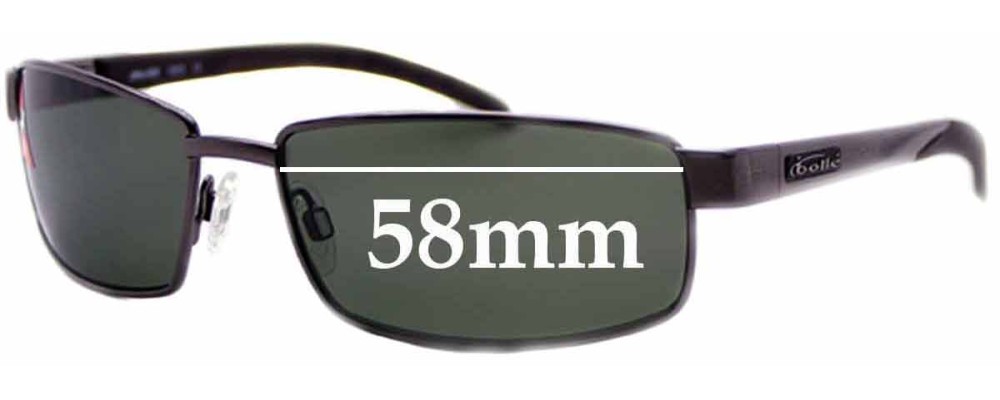 Sunglass Fix Replacement Lenses for Bolle Jwalker - 58mm Wide