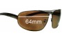 Sunglass Fix Replacement Lenses for Bolle Prospect - 64mm Wide 