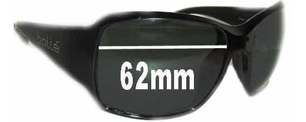 Sunglass Fix Replacement Lenses for Bolle Queen - 62mm Wide