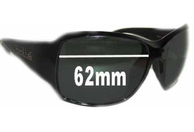 Bolle Queen Replacement Sunglass Lenses 62mm wide 