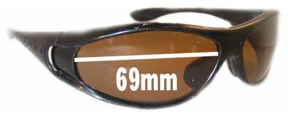 Sunglass Fix Replacement Lenses for Bolle Spiral - 69mm Wide