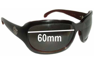 Bolle Dirty 8 Tease Replacement Sunglass Lenses - 60mm wide 