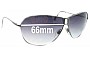 Sunglass Fix Replacement Lenses for Bvlgari 551 - 66mm Wide 