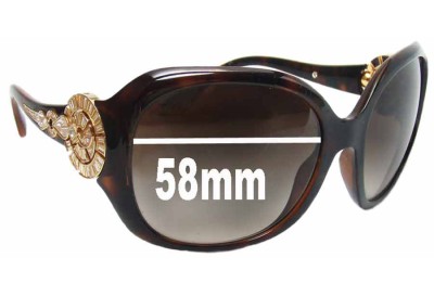 Bvlgari 8056-B Replacement Sunglass Lenses - 58mm wide 