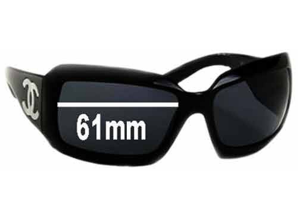 Chanel 5076-H 61mm Replacement Lenses by Sunglass Fix™ display picture 1