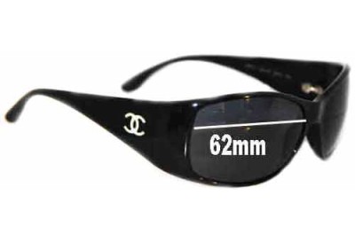 Chanel 5087-H Replacement Lenses 62mm wide 