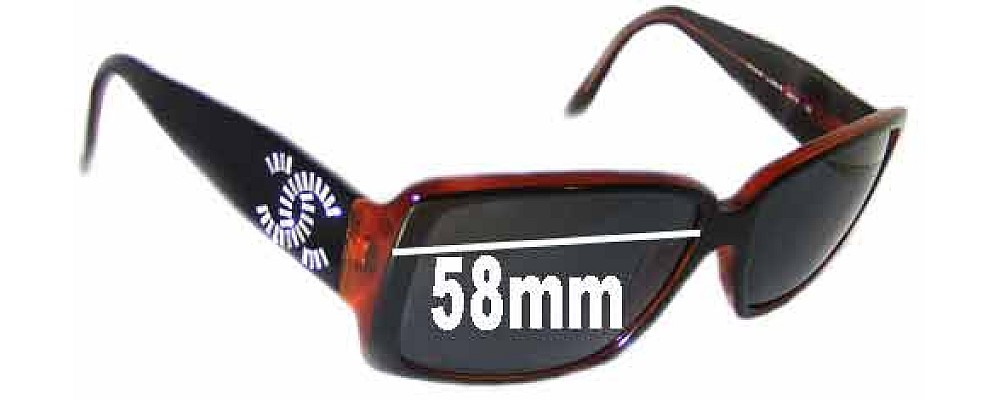 Sunglass Fix Replacement Lenses for Chanel 5114-B - 58mm Wide