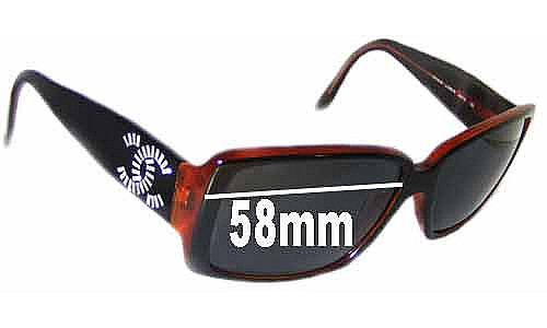 Sunglass Fix Replacement Lenses for Chanel 5114-B - 58mm Wide 