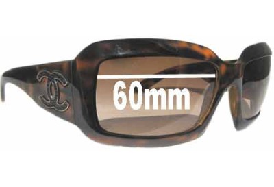 Chanel 6022-Q Replacement Lenses 60mm wide 
