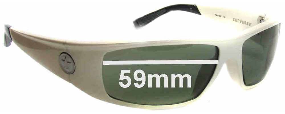 Sunglass Fix Replacement Lenses for Converse Protege - 59mm Wide