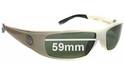 Sunglass Fix Replacement Lenses for Converse Protege - 59mm Wide 