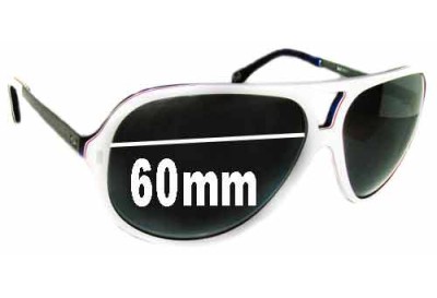 Dolce & Gabbana DG3065 Replacement Sunglass Lenses - 60mm Wide 