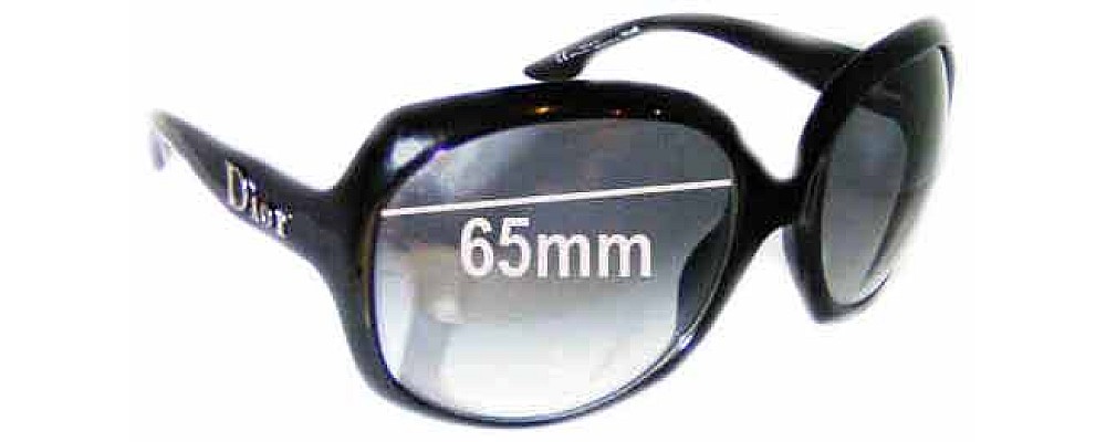 Sunglass Fix Replacement Lenses for Christian Dior Glossy 1 - 65mm Wide