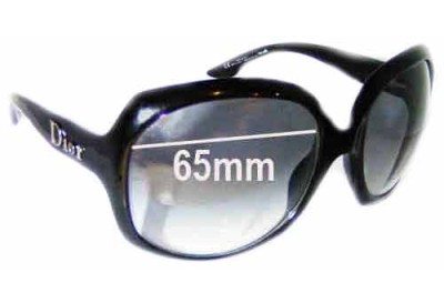 Christian Dior Glossy 1 Replacement Lenses 65mm wide 