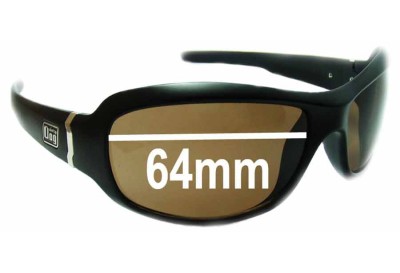 Dirty Dog Stardust Replacement Lenses 64mm wide 