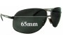 Sunglass Fix Lentes de Repuesto para Dolce & Gabbana DG2023 - 65mm Wide 