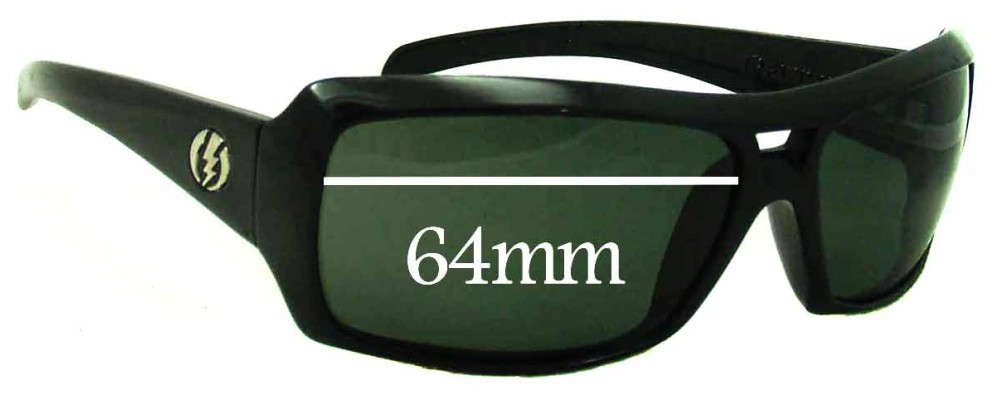 Sunglass Fix Replacement Lenses for Electric BSG - 64mm Wide