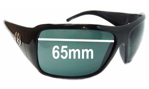 Sunglass Fix Replacement Lenses for Electric Crossover 2011 and Newer - 65mm Wide 